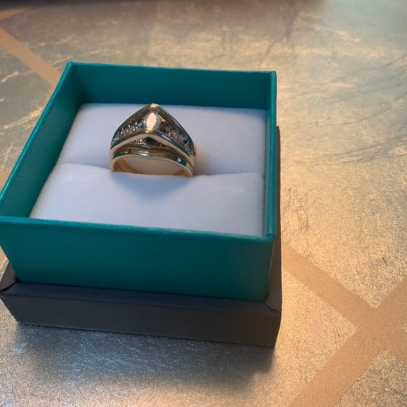 Deco Harold Freeman 14K Y/G Engagement/Wedding/Cocktail RING Approx 1.25 Carats - Picture 4 of 10